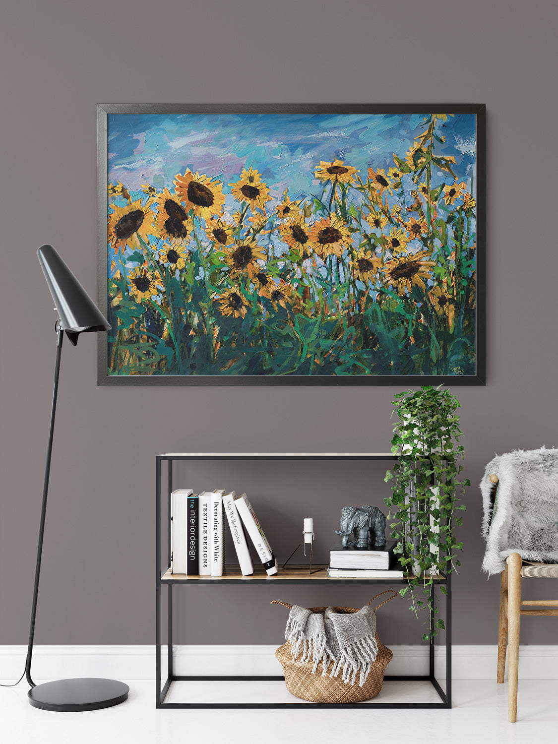 Sunflower Field Bloom by Drew Davis — Canvas Print, 30×40 in