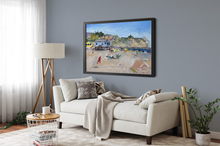 North Side Avila Beach by Drew Davis — Canvas Print, 11×14 in