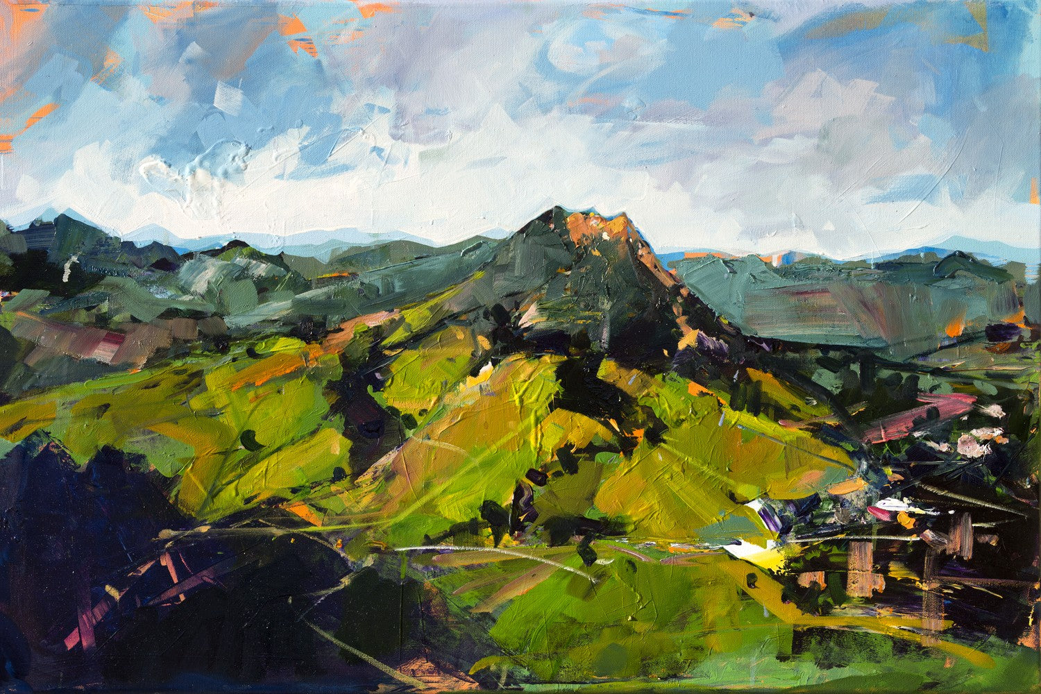 Sunny San Luis Obispo by Drew Davis — Canvas Print, 24×36 in