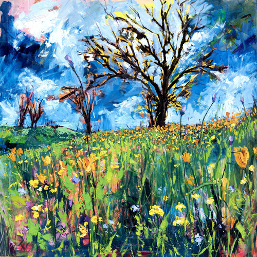 Superbloom by Drew Davis — Canvas Print, 48×48 in