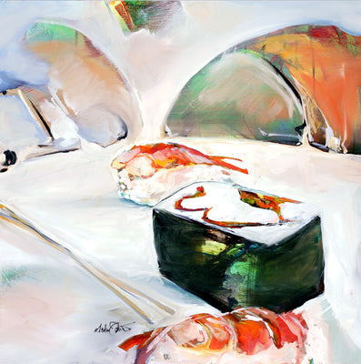 Sushi by Drew Davis — Canvas Print, 20×20 in