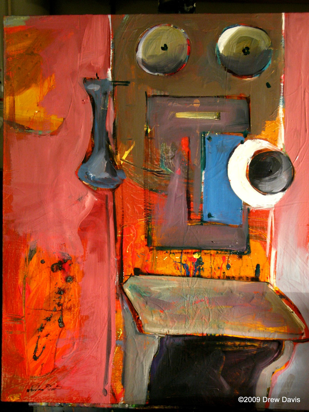 Telephone by Drew Davis — Canvas Print, 24×30 in
