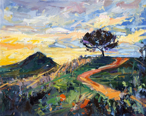 Terrace Hill Sunset Stroll by Drew Davis — Canvas Print, 24×30 in