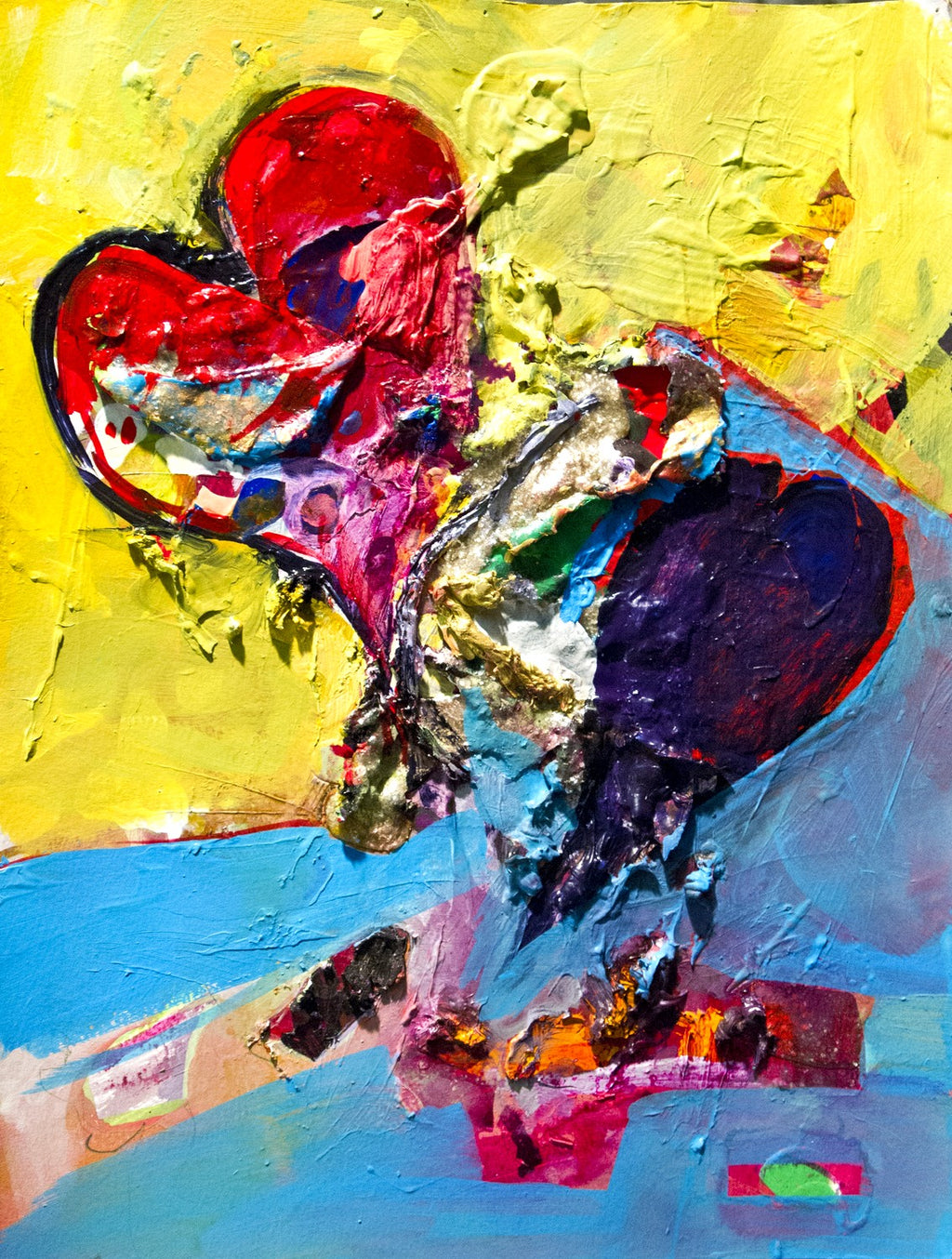 Texture Heart by Drew Davis — Canvas Print, 8×10 in