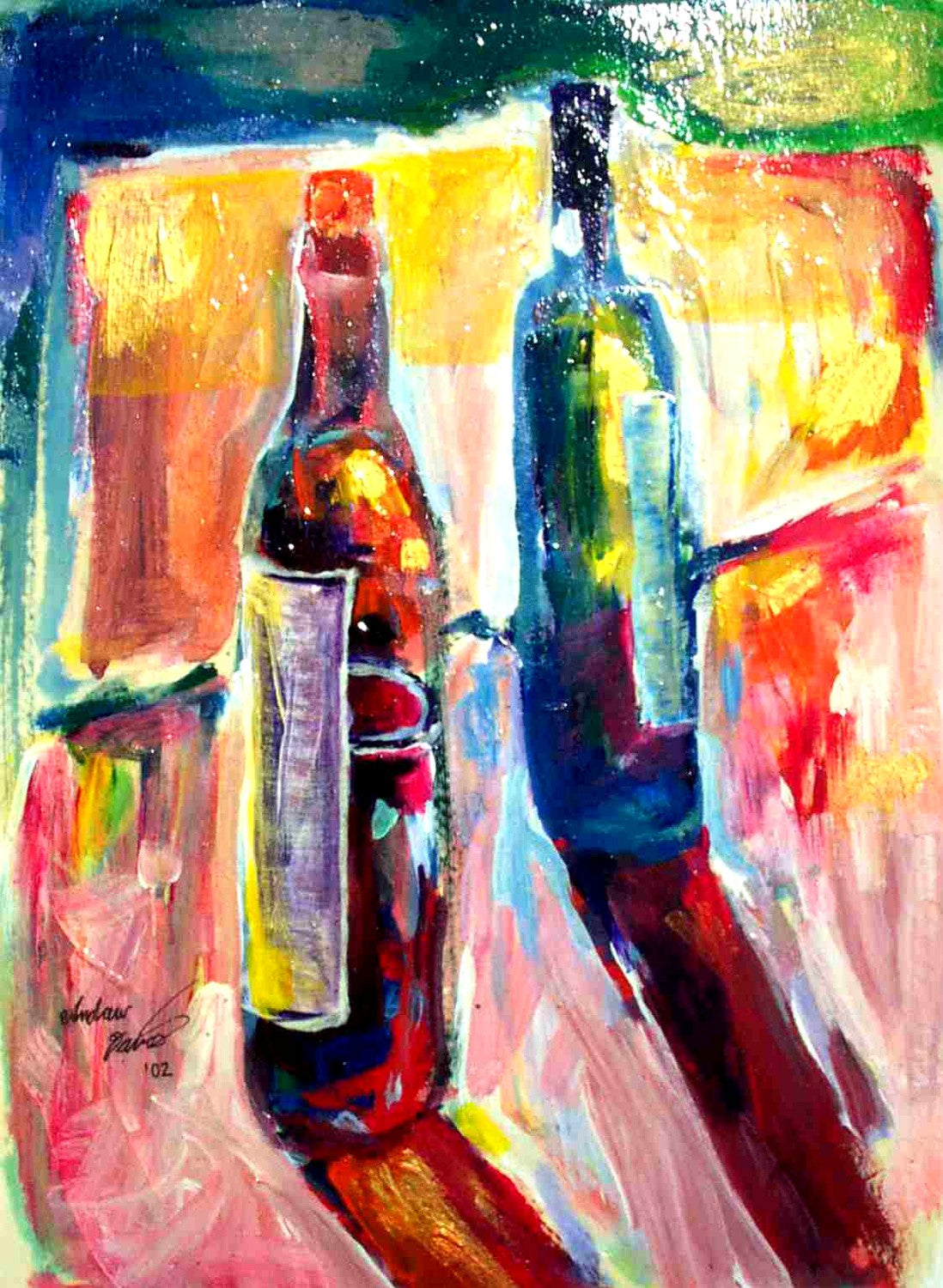 Two wine bottles - View 2