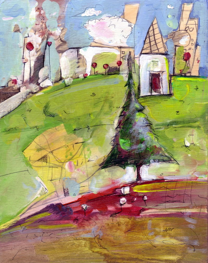 Tiny Town by Drew Davis — Canvas Print, 8×10 in