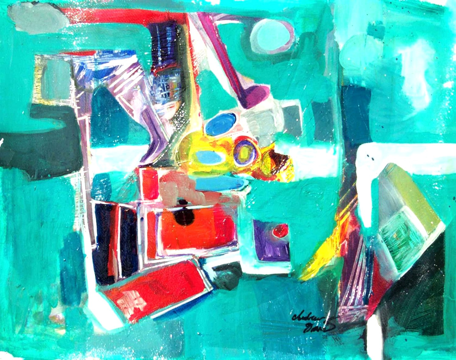 Traintracks by Drew Davis — Canvas Print, 24×30 in