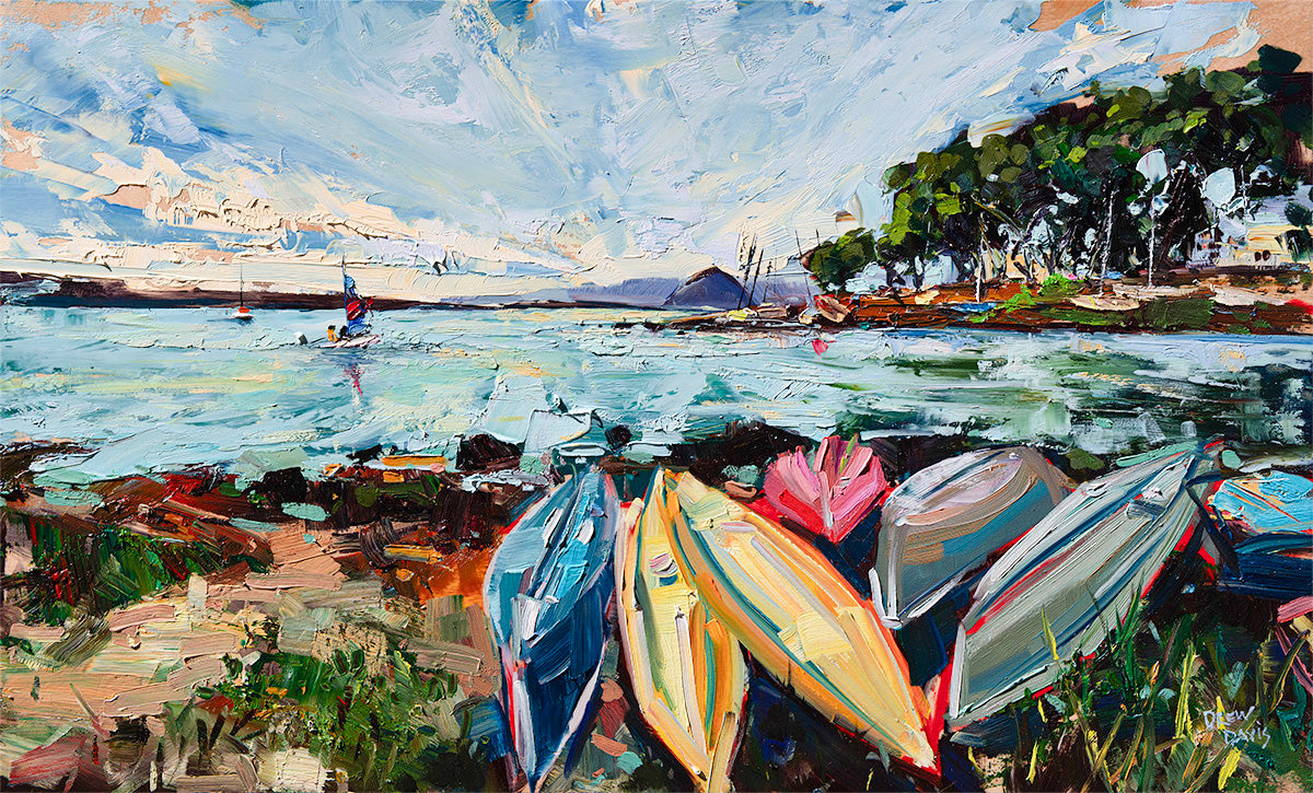 Tranquil Los Osos Kayaks | 15x25 | SOLD - Prints Available