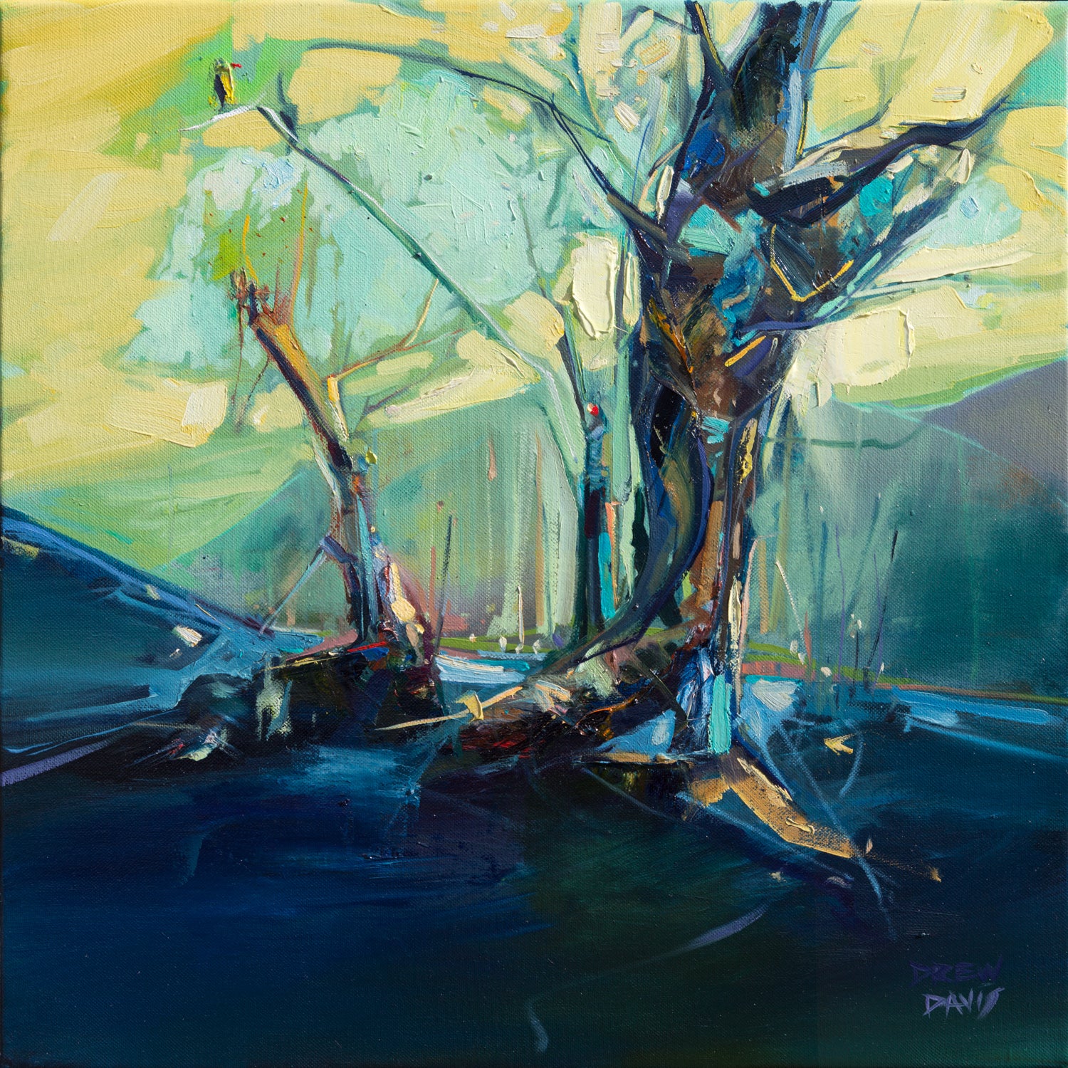 Tree Of Light Op | 20x20 | SOLD — Prints Available