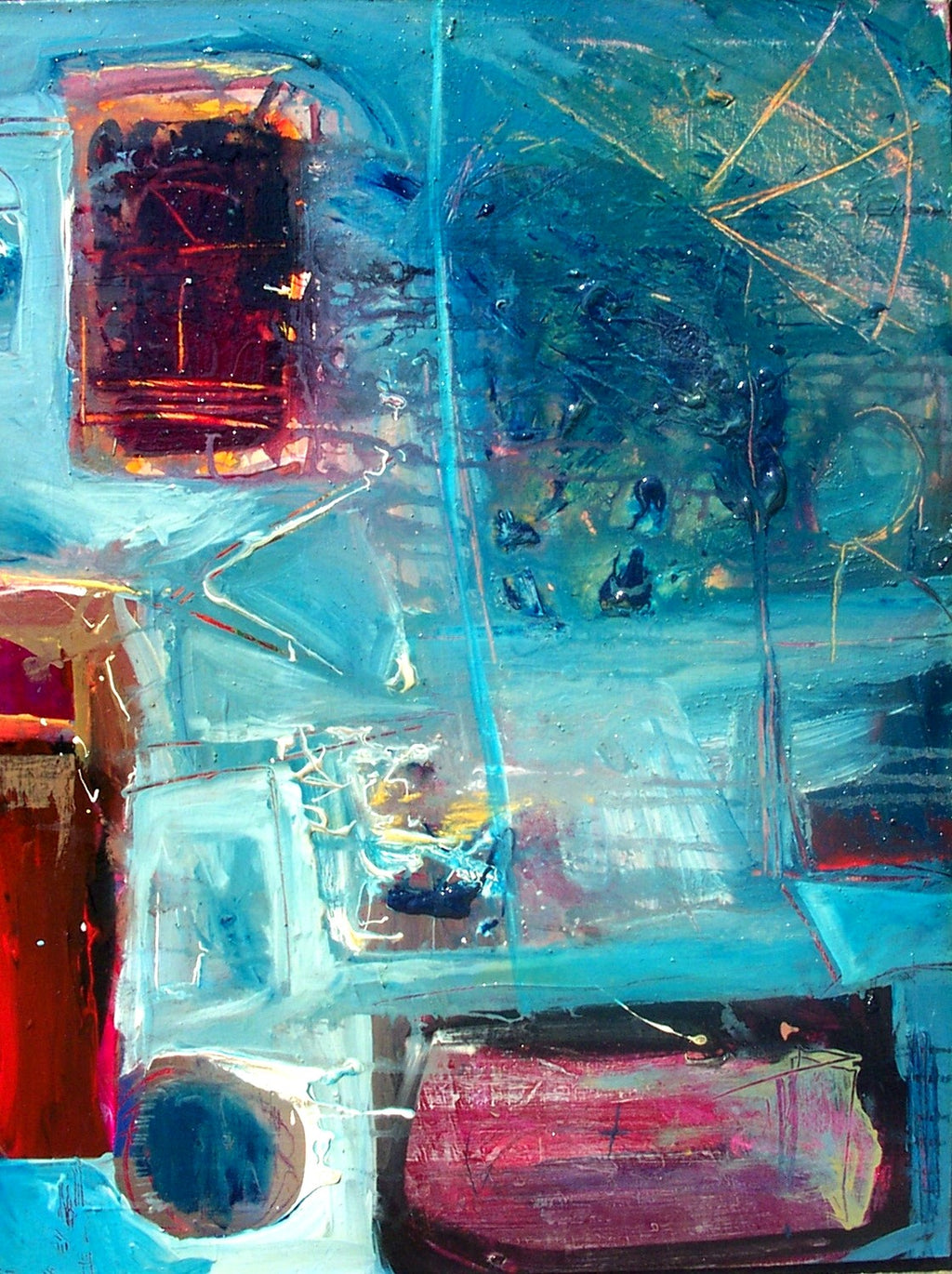 Trublue by Drew Davis — Canvas Print, 18×24 in