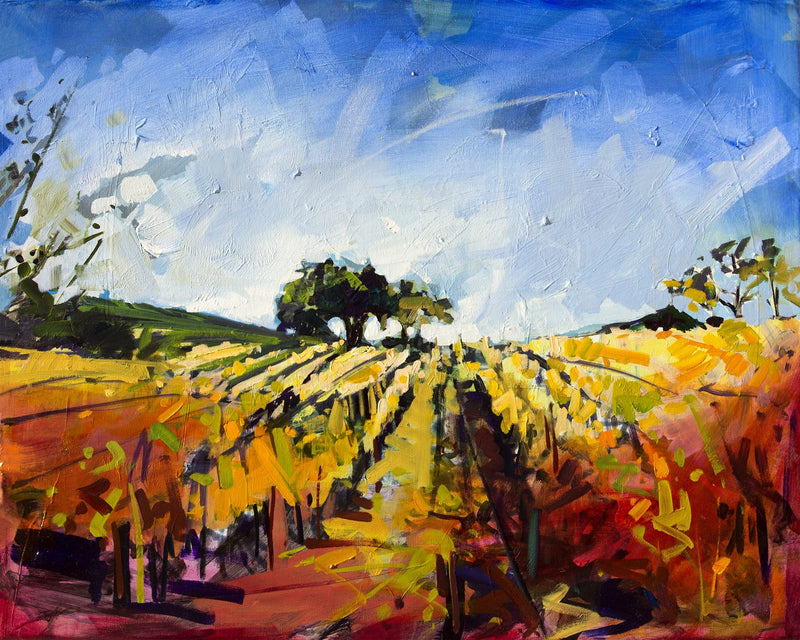 Vibrant Vines by Drew Davis — Canvas Print, 24×30 in