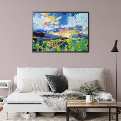 Vineyard Sunset 2 by Drew Davis - Room View