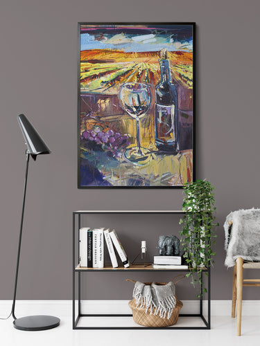 Vineyard View Drewdavis by Drew Davis — Canvas Print, 12×15 in