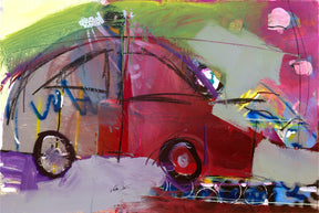 VW Bug by Drew Davis — Canvas Print, 24×36 in