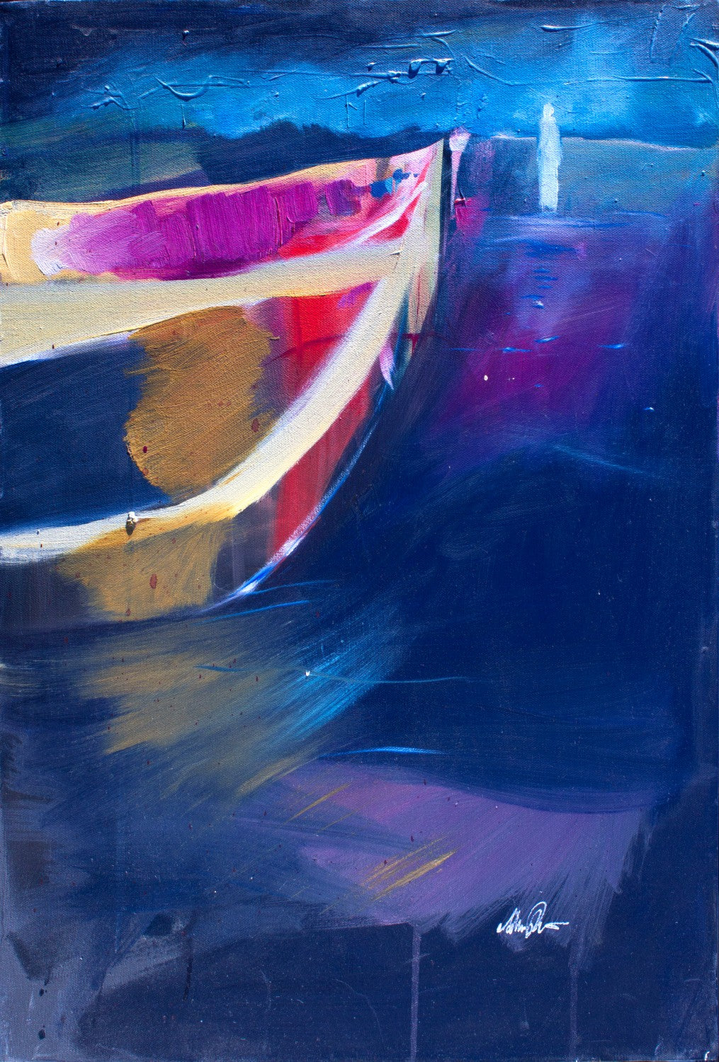 Walk On Water by Drew Davis — Canvas Print, 18×24 in