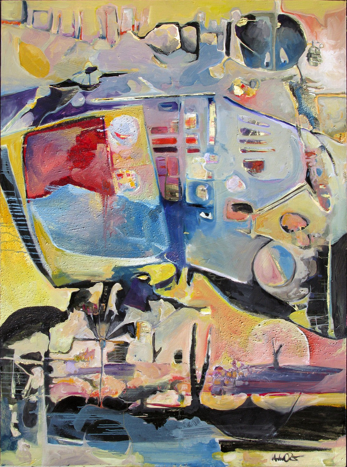 Whale by Drew Davis — Canvas Print, 36×48 in