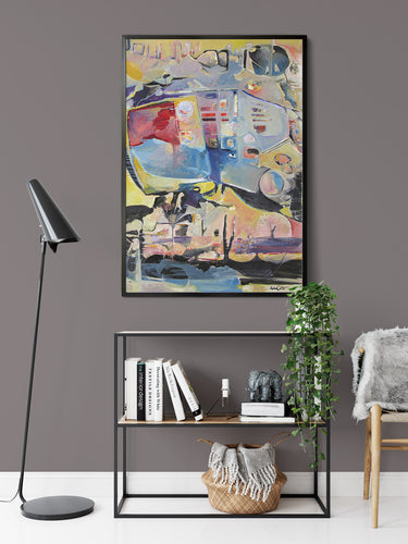 Whale by Drew Davis — Canvas Print, 36×48 in