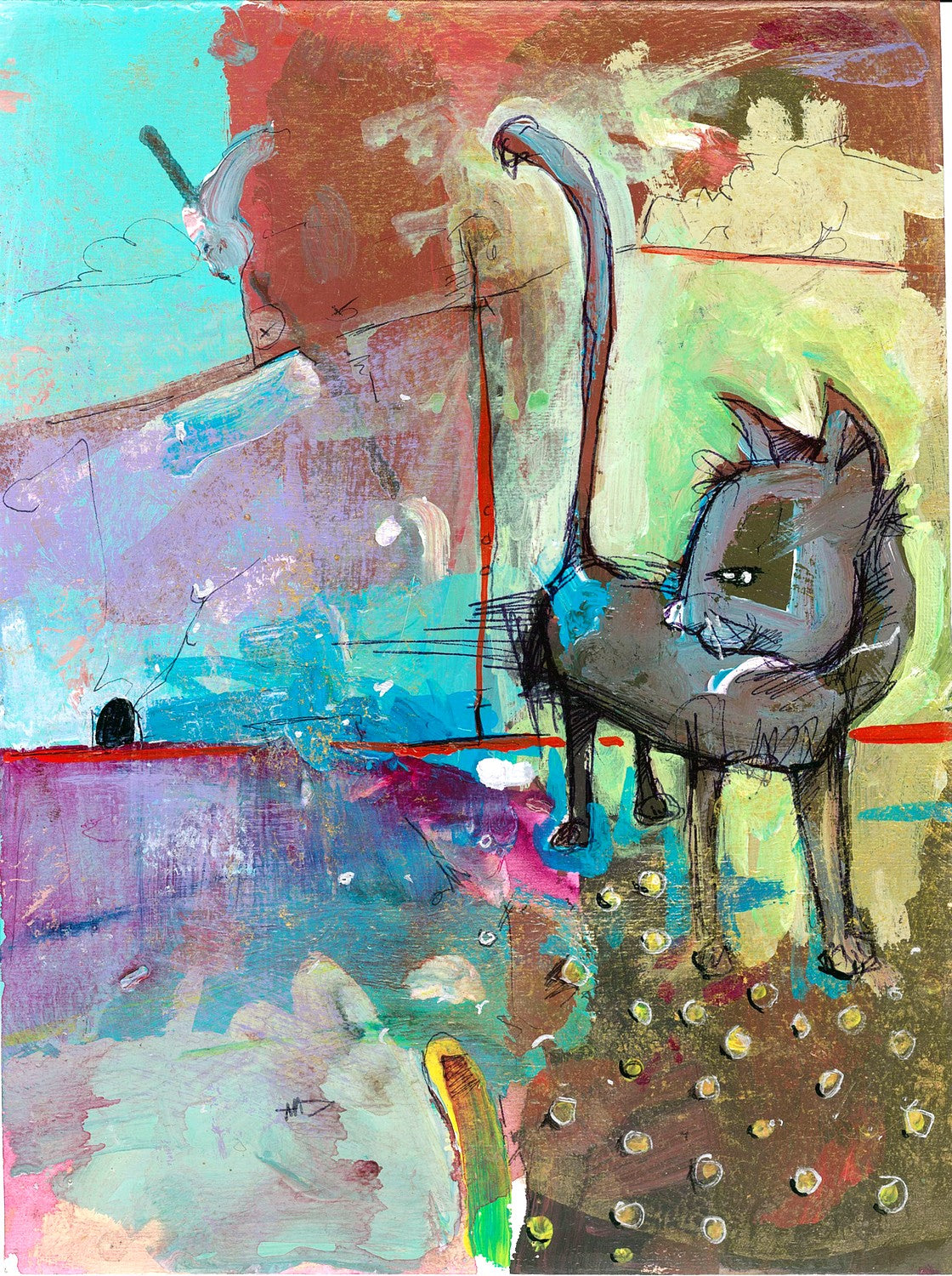 Whiskers 2 by Drew Davis — Canvas Print, 11×14 in