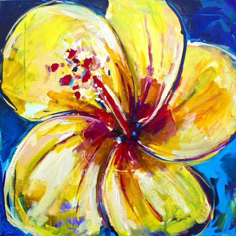 Wild Flower by Drew Davis — Canvas Print, 20×20 in