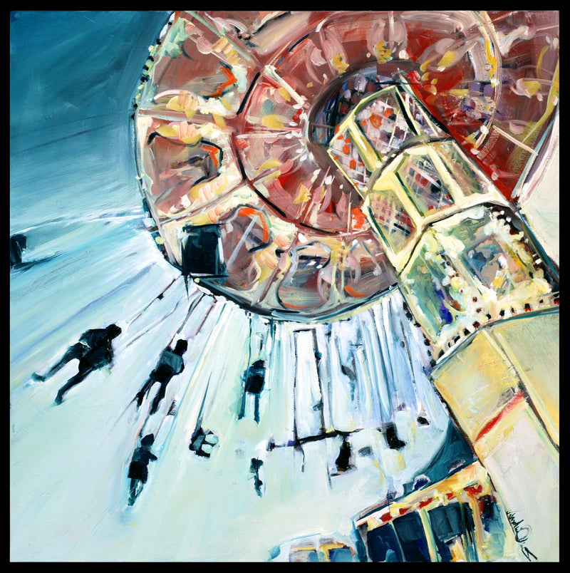 Yo-yo by Drew Davis — Canvas Print, 24×24 in