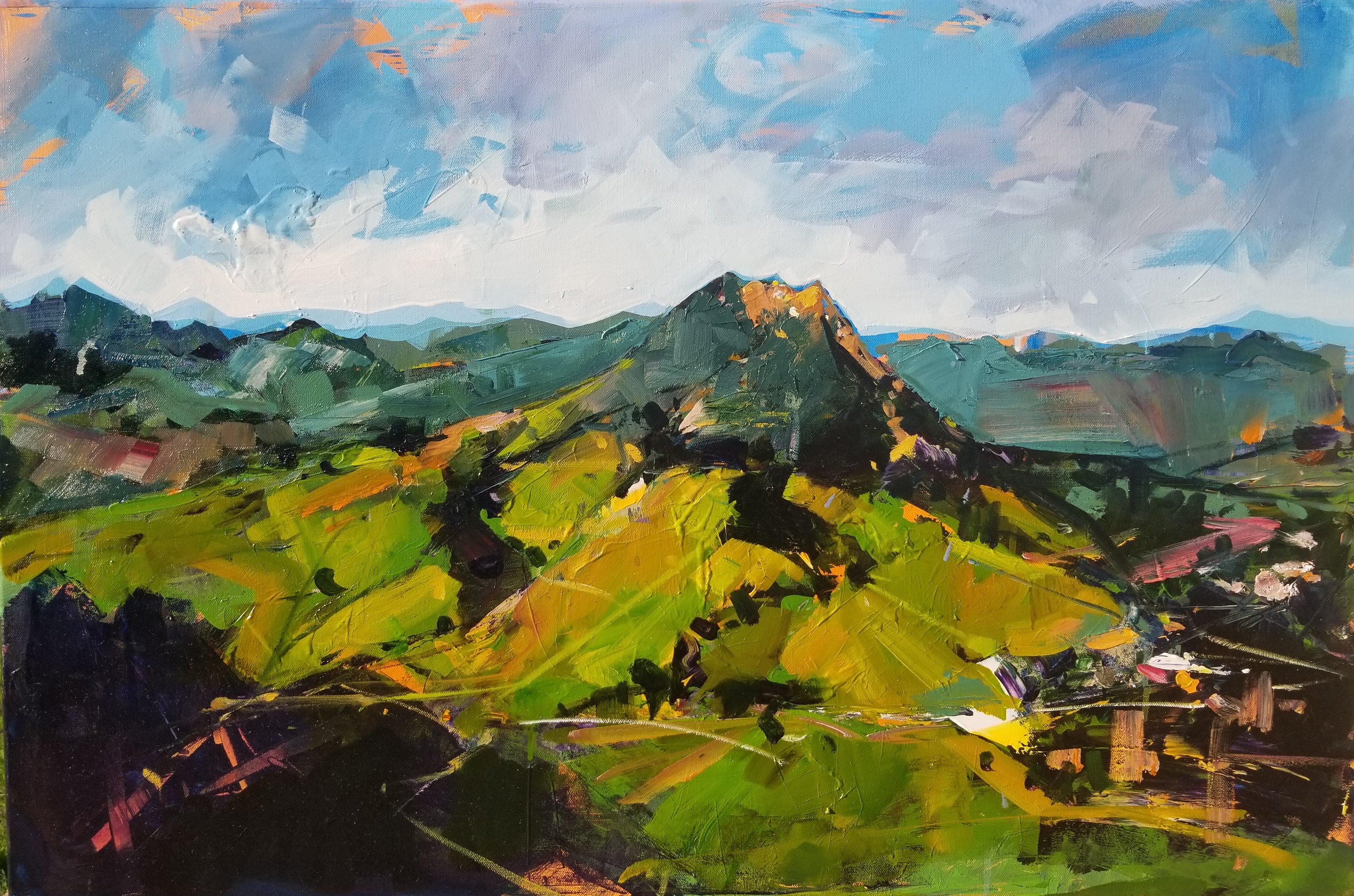 Sunny San Luis Obispo | 24x30 | SOLD - PRINTS AVAILABLE