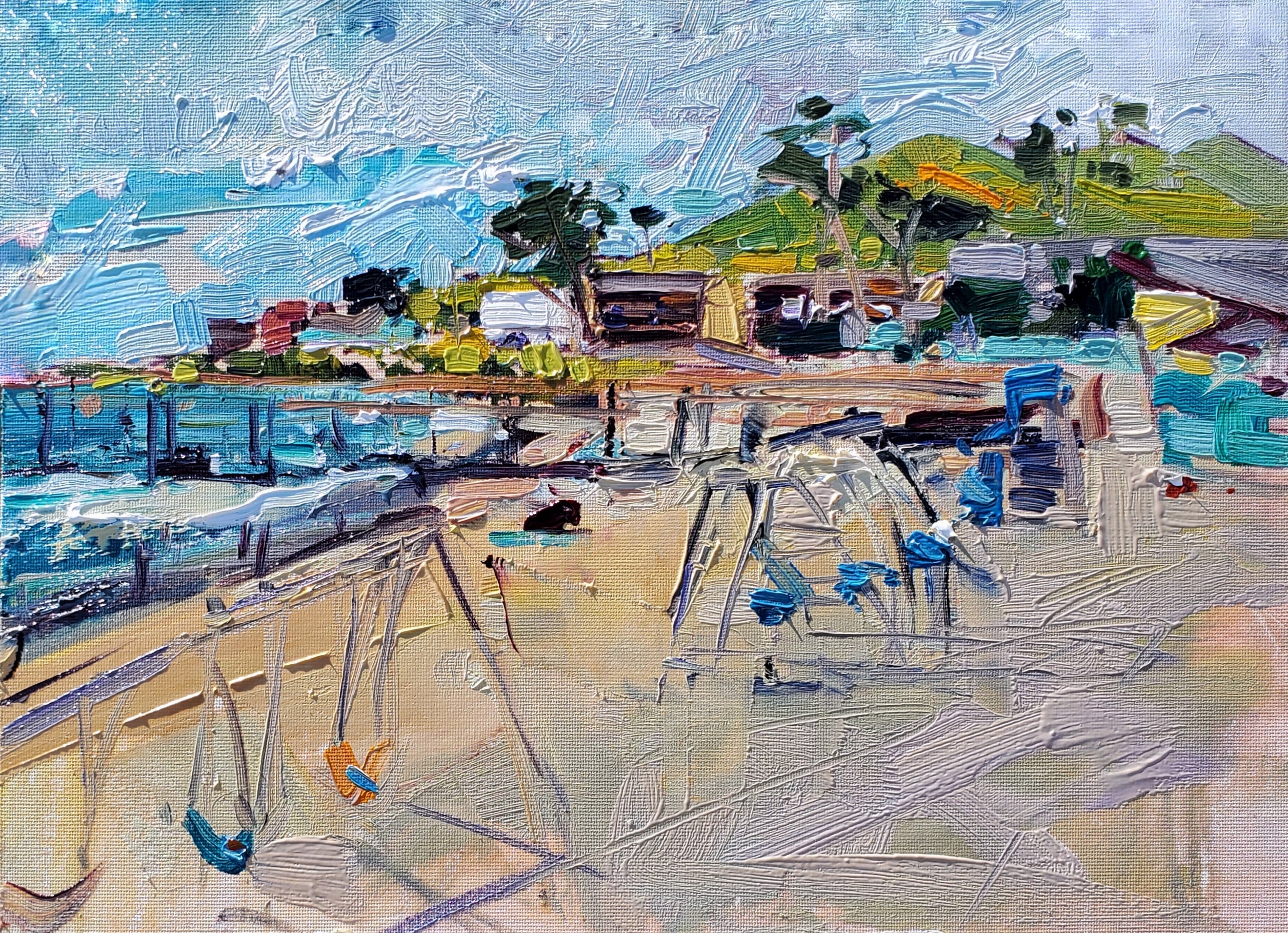 Cayucos Pier | 9x12 | SOLD - Prints Available
