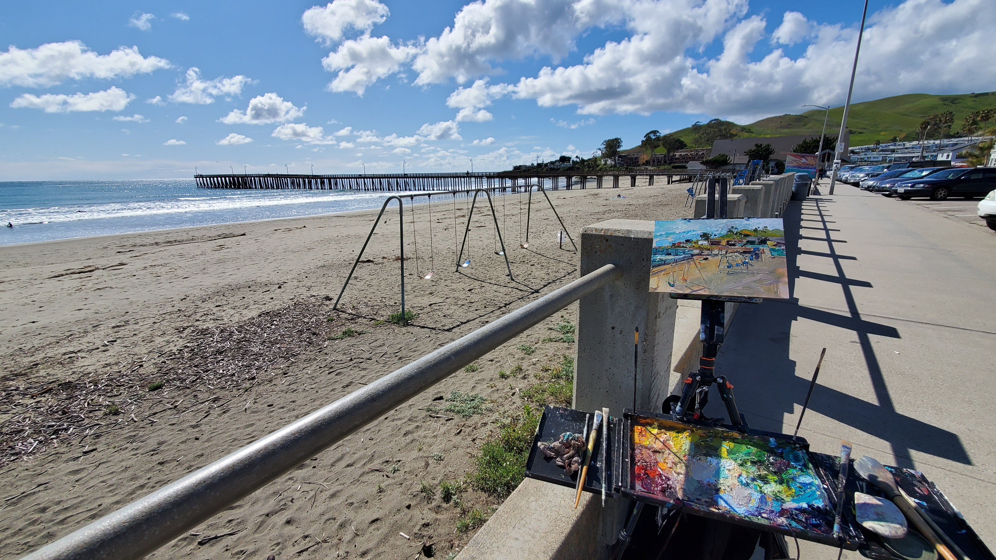 Cayucos Pier | 9x12 | SOLD - Prints Available