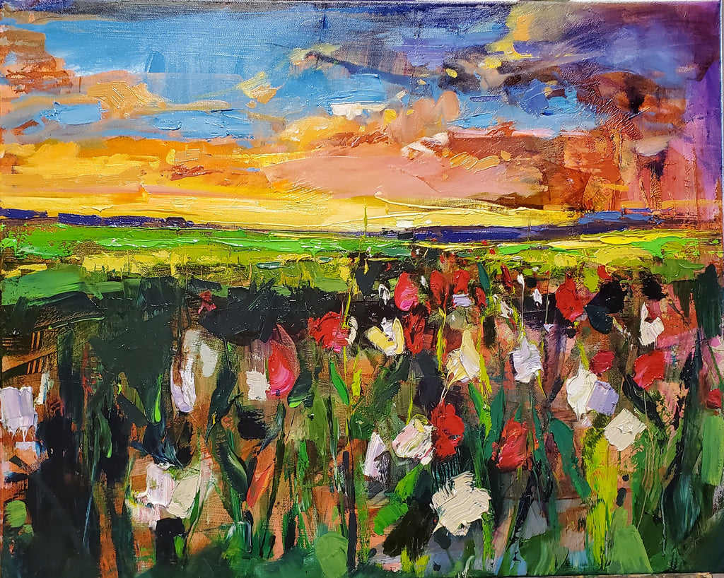 Tulip Sunset | 24x30 | SOLD - Prints Available