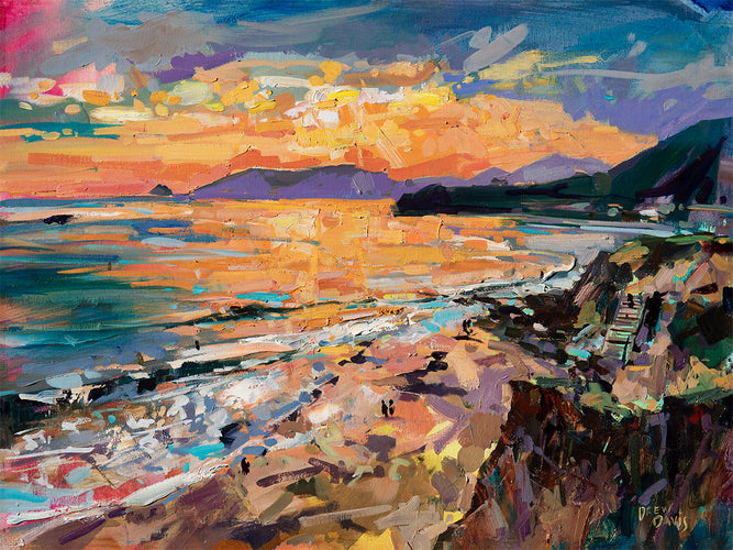 Beachcomber Park by Drew Davis — Oil on Canvas, 43×56 in