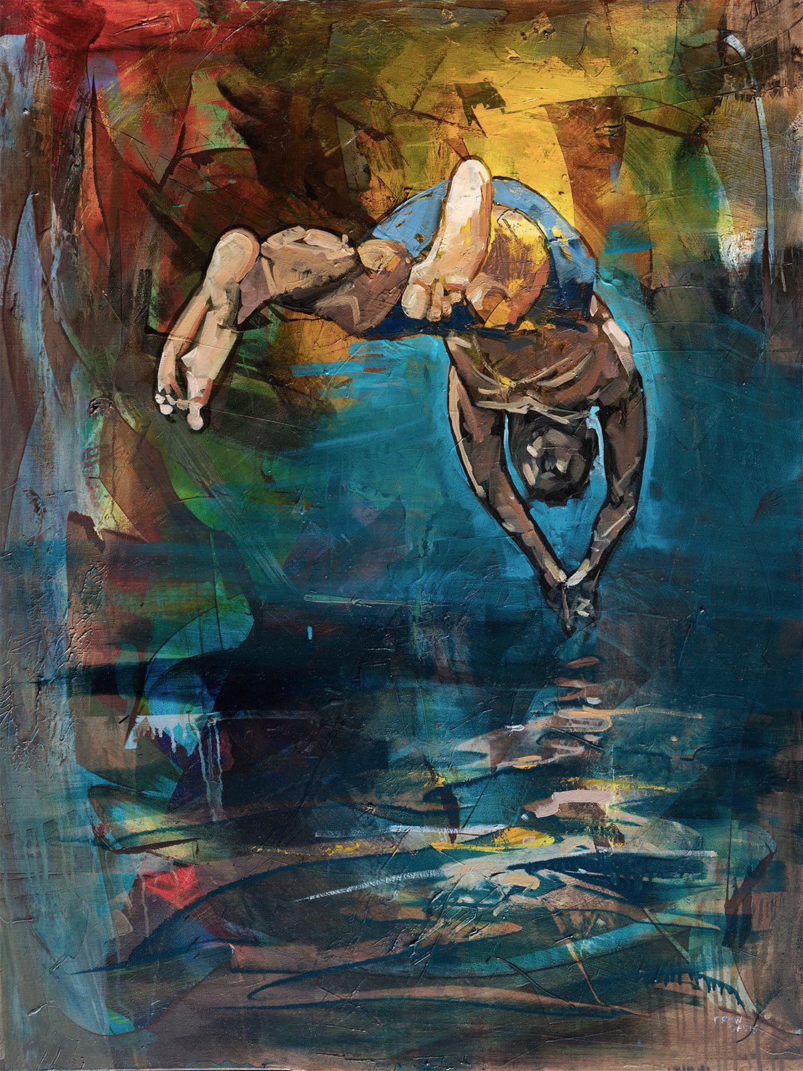Dive Into Dreams | 36x48 | Original Oil on Canvas