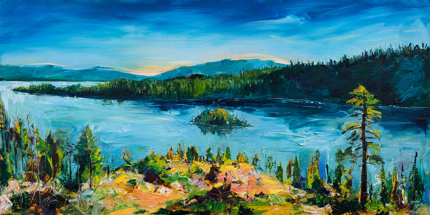 Emerald Bay Lake Tahoe 24x48 SOLD PRINTS AVAILABLE