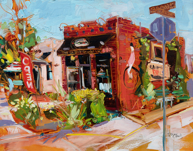 Giant Grinder Slo by Drew Davis — Oil on Panel, 48×60 in