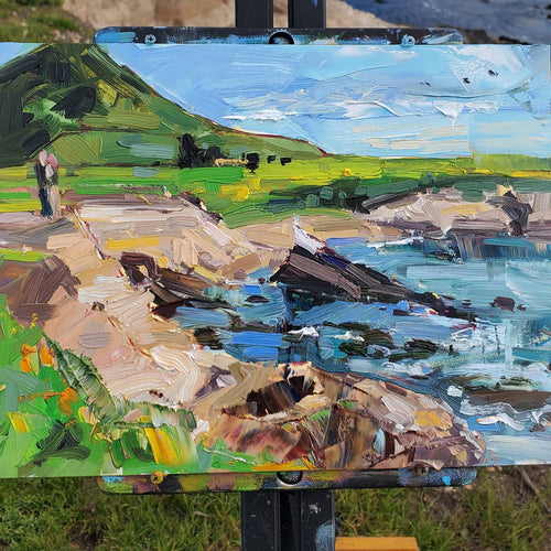 Montana De Oro by Drew Davis — Oil on Canvas, 43×56 in