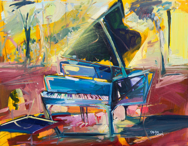 Jungle Grand by Drew Davis — Oil on Canvas, 48×60 in