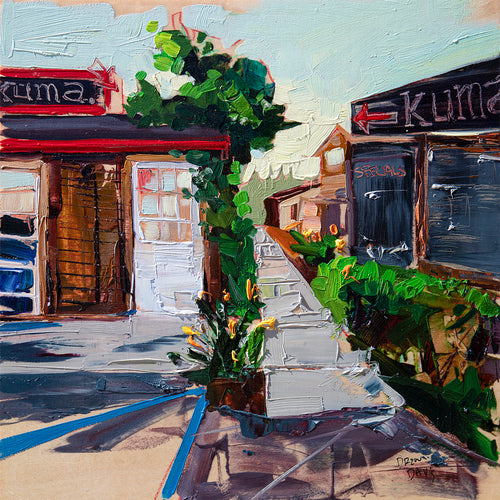 Kuma by Drew Davis — Oil on Canvas, 48×48 in