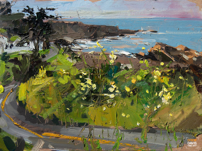 Spooners Cove View by Drew Davis — Oil on Canvas, 43×56 in