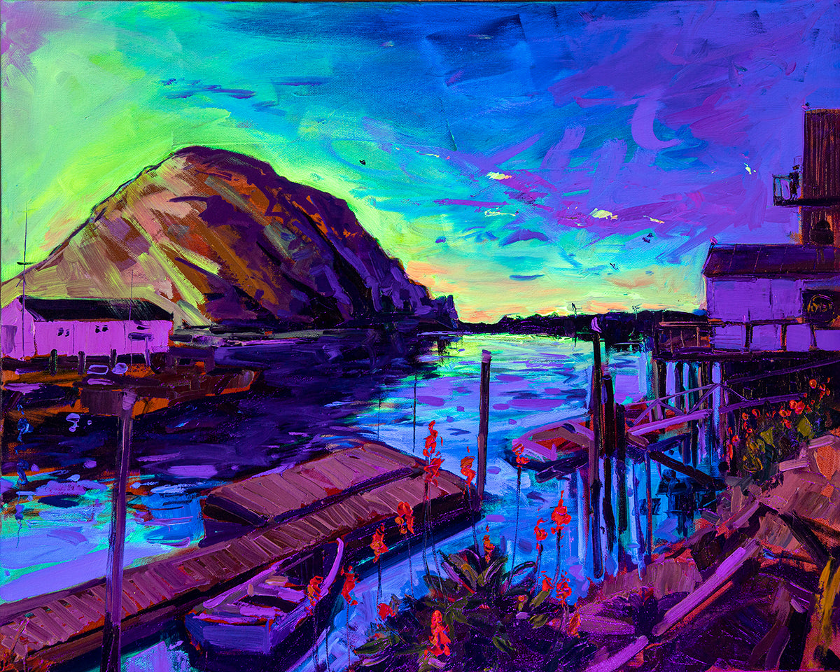 Morro Bay Sunset Glow | Fine Art Print| 11x14|