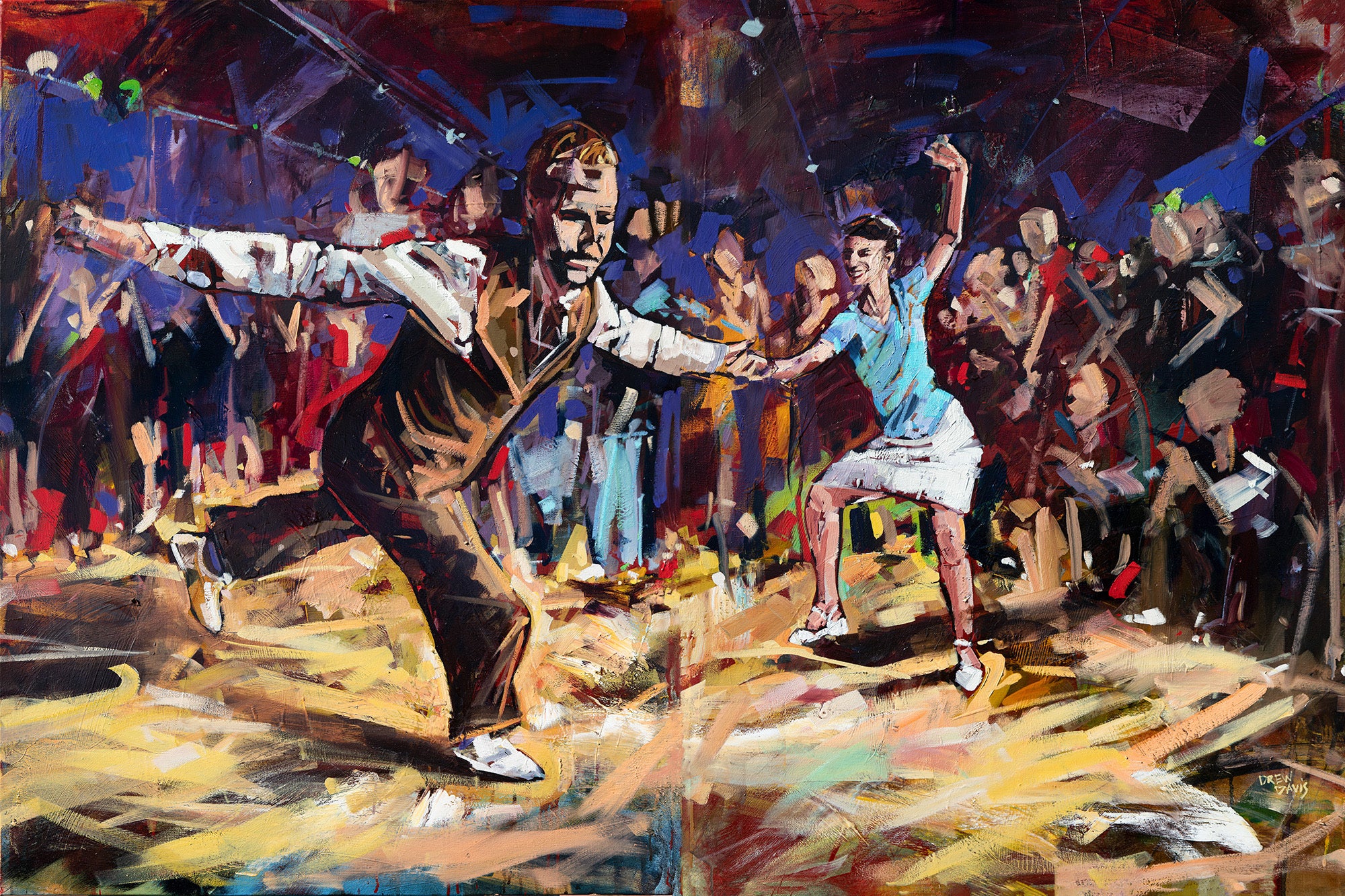 Nils and Bianca | 40x60 | Original Oil on Canvas