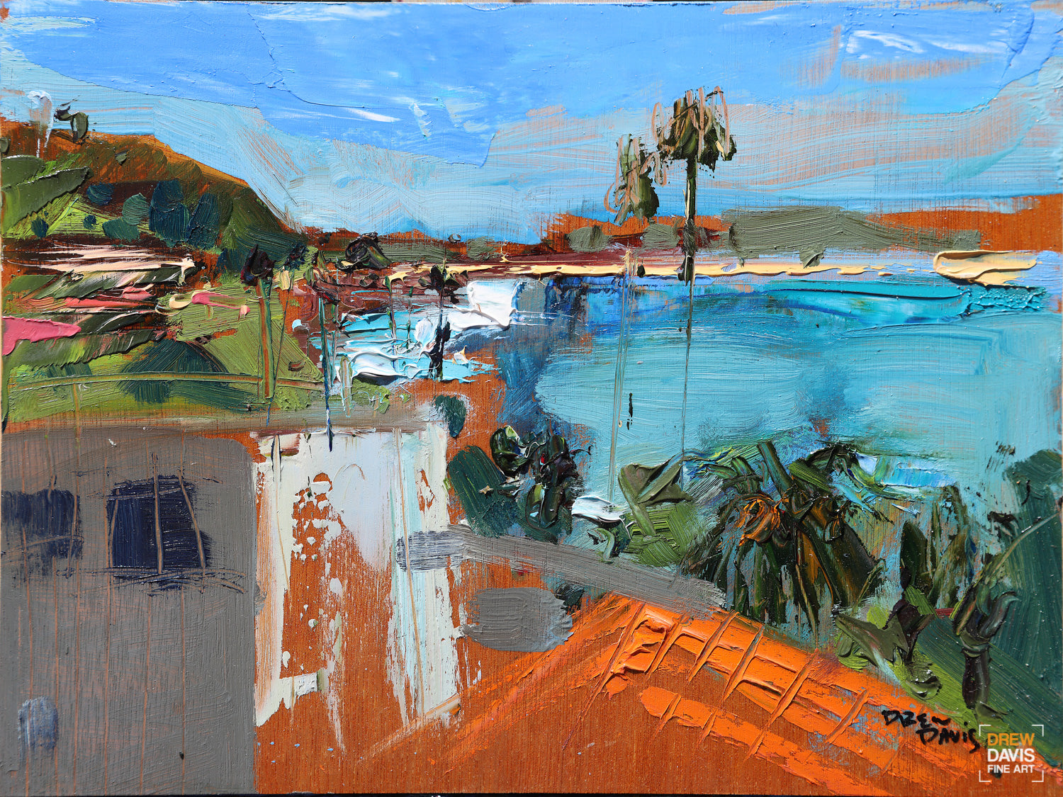 Overlooking Shell Beach | 9x12 | SOLD - Prints Available