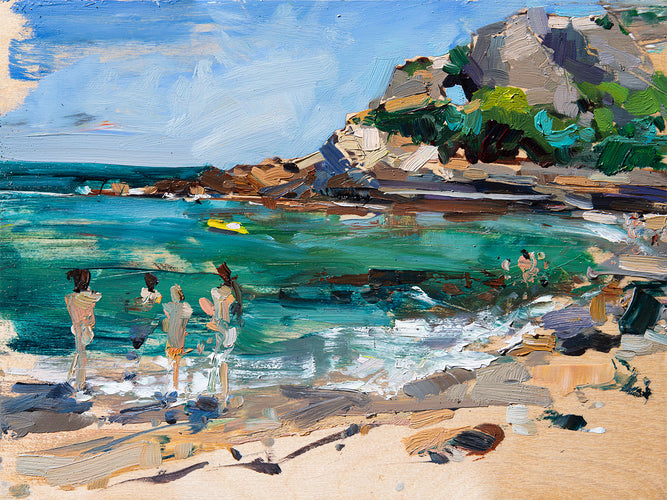 Pirates Cove by Drew Davis — Oil on Canvas, 43×56 in