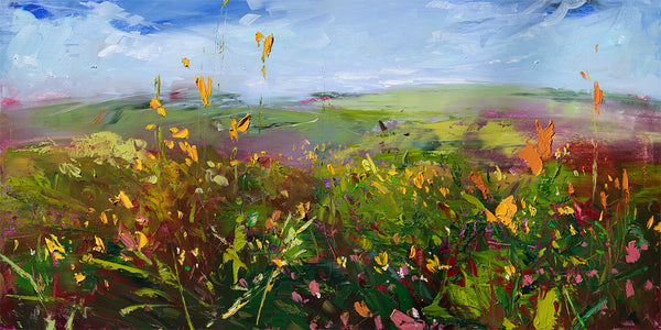 Spring Blooms | 18x36 | Oil on Canvas