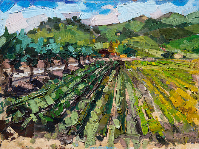 Talley Farms by Drew Davis — Oil on Canvas, 43×56 in