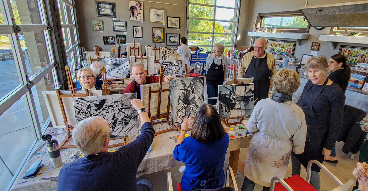 WORKSHOP - PAINTING WITH GREEN - SUNDAY, MAY 7th 11pm-1pm